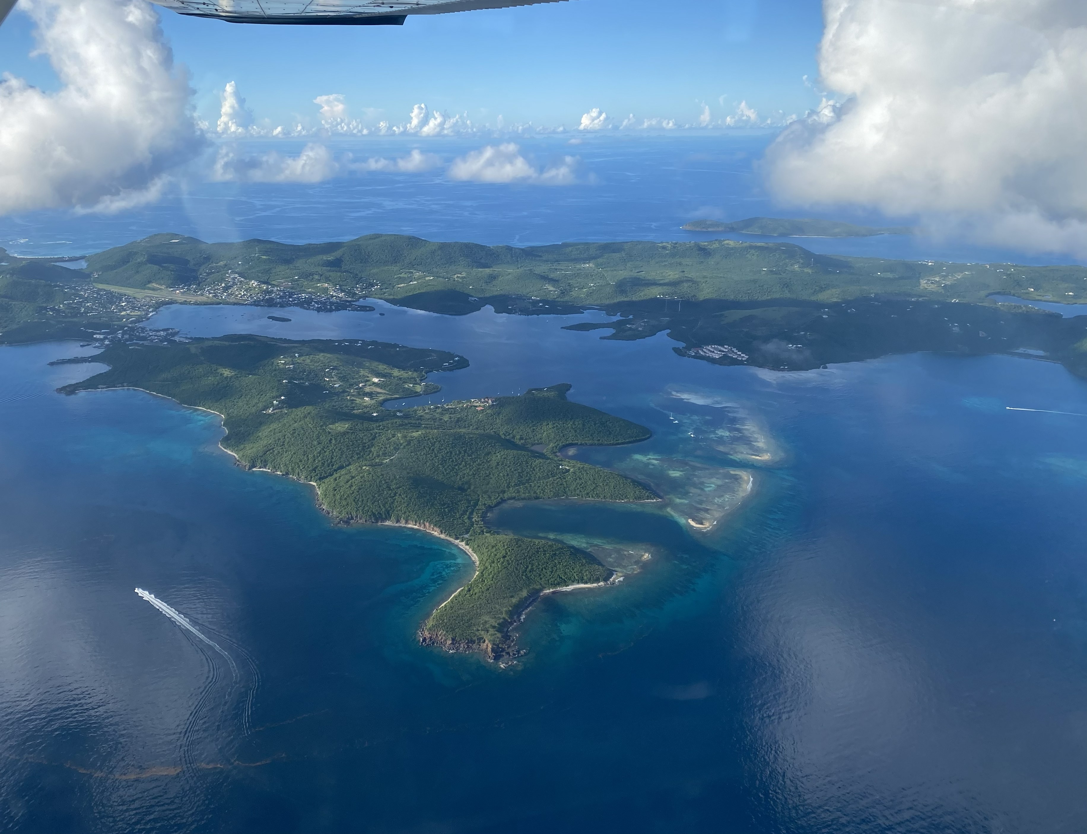 Coastline view over Culebra