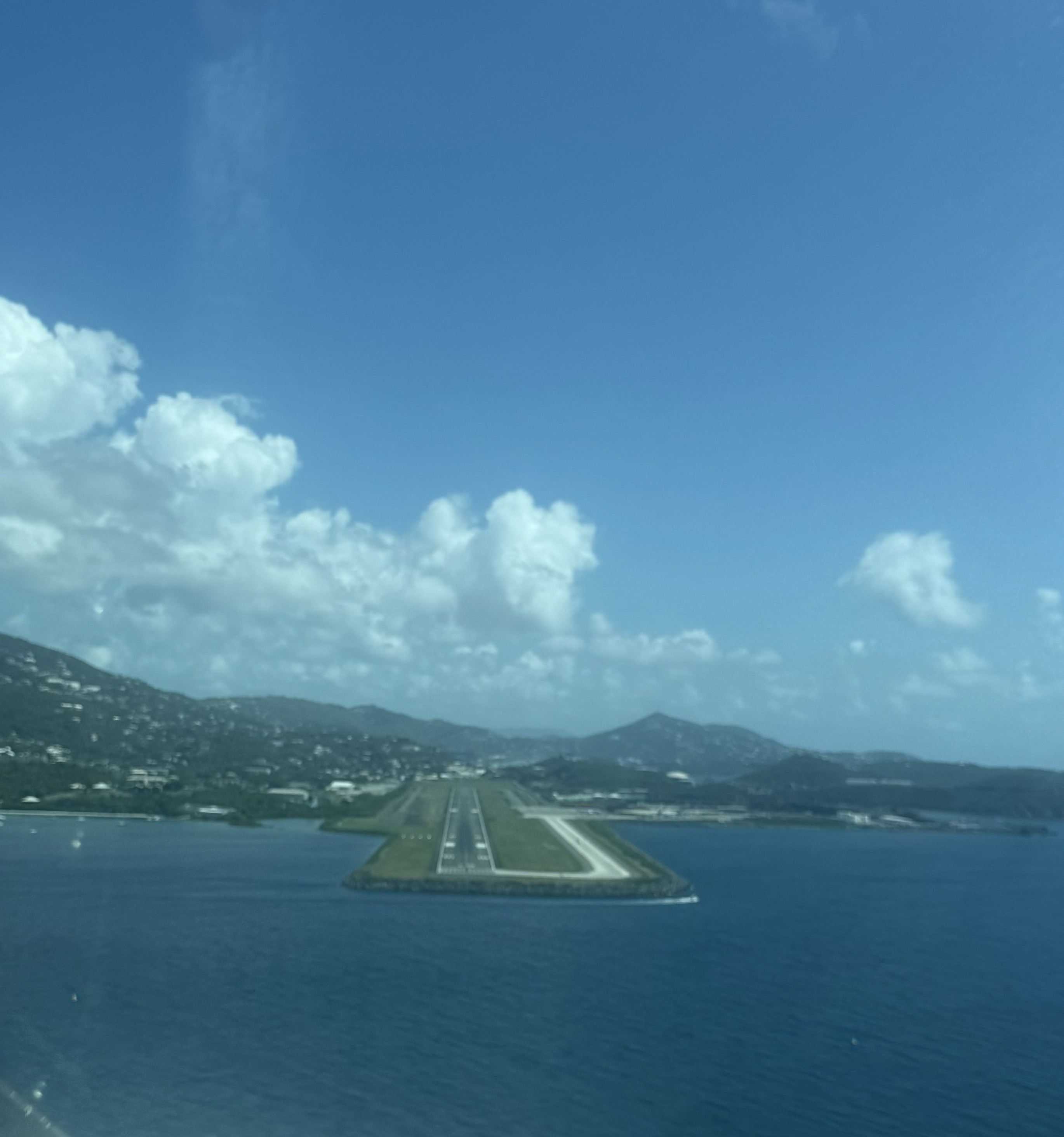 Approach view near TIST in the Caribbean